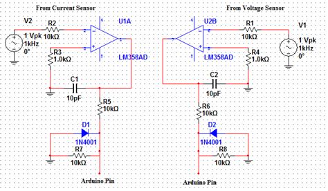 arduino op amp circuit.